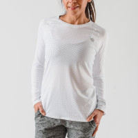 RABBIT - Women's - EZ Tee Perf ICE LS - White